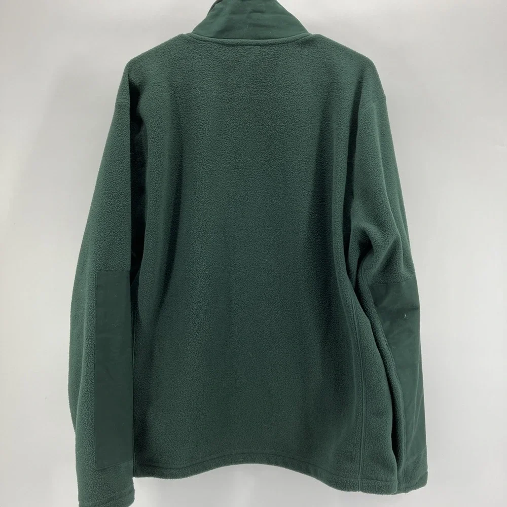 Roark Men's Landfall Fleece, Zip Up Jacket, Spruce Green, L - Picture 7 of 8